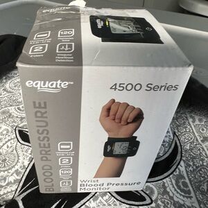 Equate 4500 Series Black Wrist Blood Pressure Monitor
